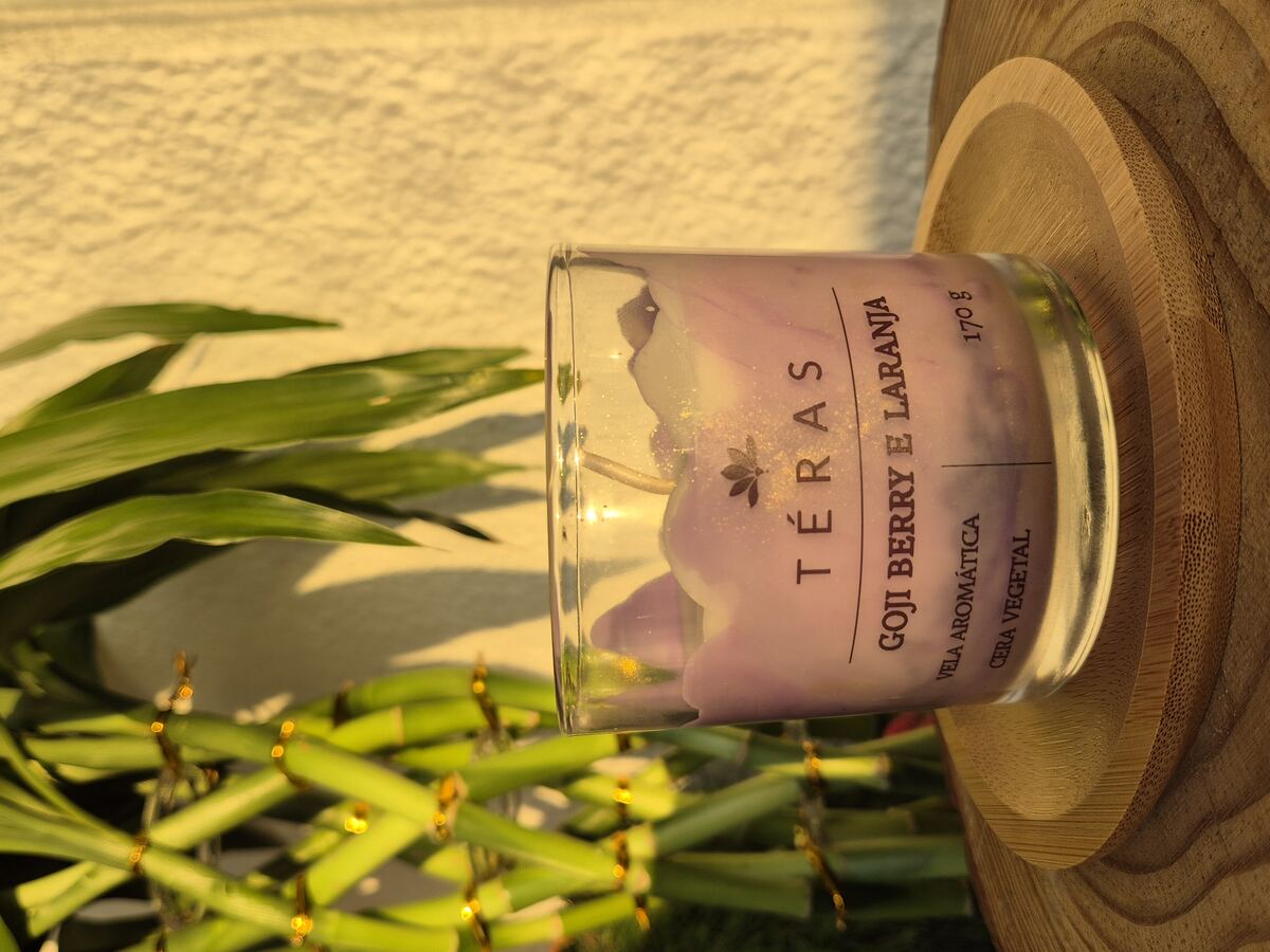 Vela aromática TÉRAS Goji Berry e Laranja